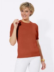 Свитер с короткими рукавами ржаво-красного цвета WITT WEIDEN