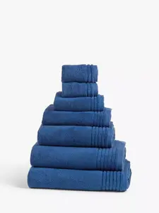 Полотенце John Lewis Ultra Soft Cotton, цвет sapphire/blue
