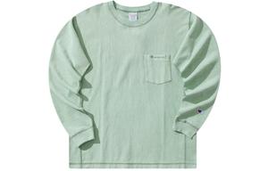 Футболка с длинными рукавами Японская версия Unisex Champion, Светло-коричневая