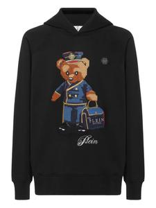 Толстовка с капюшоном Philipp Plein Teddy Doorman, черный