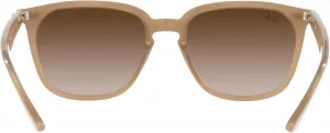 Солнцезащитные очки Ray-Ban унисекс Rb4362 квадратной формы, Turtledove/Brown Gradient