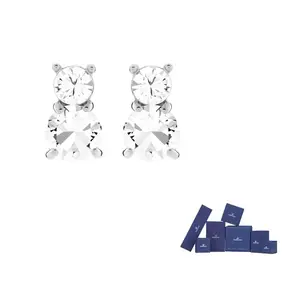 Swarovski Сережки-гвоздики Stilla Crystal унисекс silver