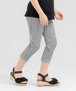 Леггинсы в клетку длиной 3/4 Chil2, цвет Black