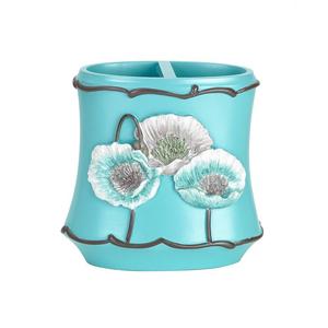 Популярный держатель для зубных щеток «Поля маков» для ванны Popular Bath, цвет Aqua