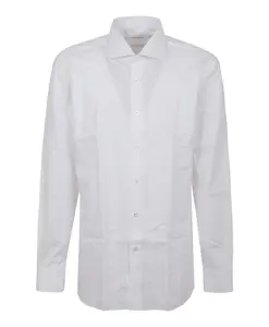 Хлопковая рубашка Buonamassa, белый