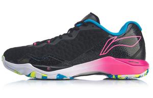 LINING Кроссовки Raid для бадминтона унисекс низкие черные