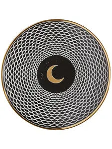 Тарелка Lunocentrica (26 см) Fornasetti, черный