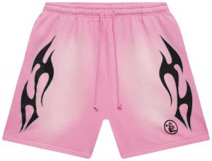 Шорты Hellstar x Complex Sports Flame Shorts 'Pink', розовый