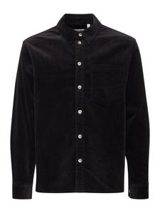 Рубашка на пуговицах классического кроя !Solid MEYER, Black