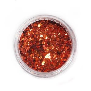 Пудра для ногтей - Gemstone Effect ORANGE, Raisin