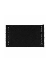 Чёрная ванный коврик mivorex Loberon