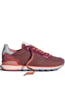 Кроссовки на шнуровке с замшевыми вставками Hoff, красный