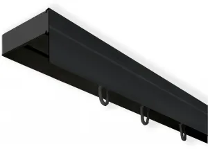 SN DECO GROUP Карниз для штор "Карниз SH с крышкой", 1 направляющая, фиксированный размер 300 см, черный