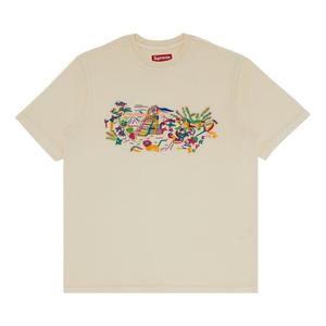 Майка Supreme Machu Picchu Short-Sleeve Top, цвет Natural