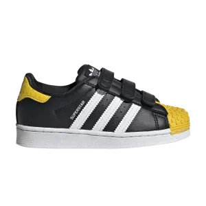 Кроссовки Adidas LEGO x Superstar CF C, черный