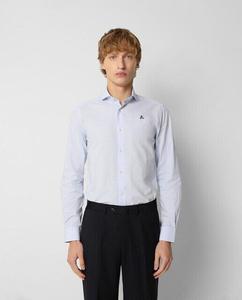 Классическая мужская рубашка с микропринтом Scalpers, светло-синий
