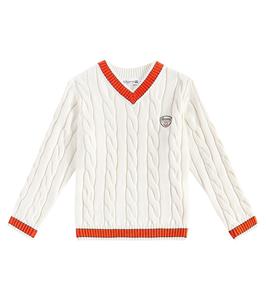 Свитер Giorgi из хлопка, кашемира и шерсти Bonpoint, экрю