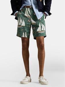 Шорты из ткани regular fit 710972102001 Polo Ralph Lauren, зелёный
