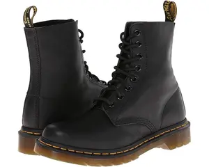 Ботинки высокие Dr. Martens 1460 Pascal Virginia на шнурках, черный