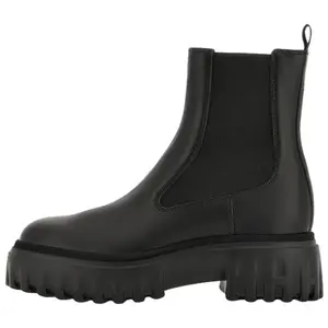 Женские ботинки на каблуке слипоны HOGAN, черный