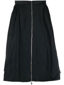 John Richmond юбка миди А-силуэта, черный