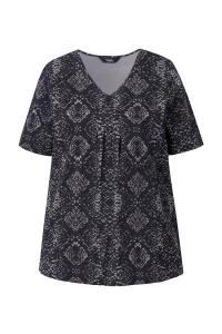 Рубашка Ulla Popken, антрацит/графитовый