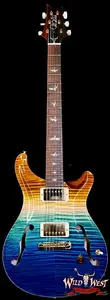 PRS Wild West Guitars 25-летний юбилейный ограниченный выпуск пакета для артистов Wood Library Hollowbody II Piezo в цвете Beach Fade (Private Stock) 5,70 фунтов (только для США / международная доставка не осуществляется)