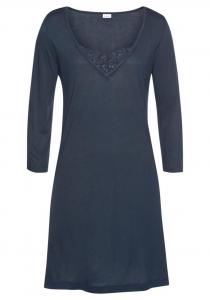 Ночная рубашка Lascana, ночной синий