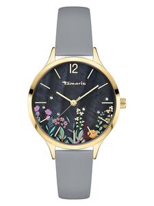 Tamaris Кварцевые часы в цвете Geau/Золотой/Черный