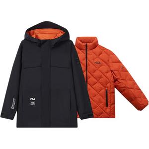 FILA KIDS Пуховик 2-предметный комплект pitch black для подростков