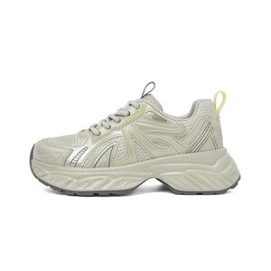 Женские кроссовки с низким верхом, устойчивые к истиранию и дышащие, нескользящие COMELY, Champagne