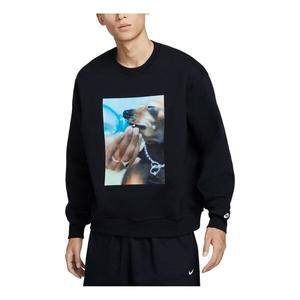 Свитер sb skate fleece crewneck sweatshirt asia sizing 'black' Nike, черный