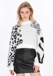 Джемпер myMo ROCKS Jumper, Offwhite Black/Off-White