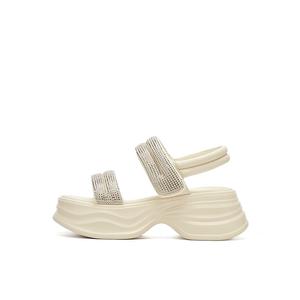 DAPHNE Женские сандалии на одной застежке бежевые, цвет Beige