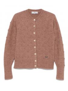 Vivienne Westwood кардиган из смесовой шерсти, розовый