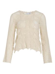 Блуза VILA, бежевый