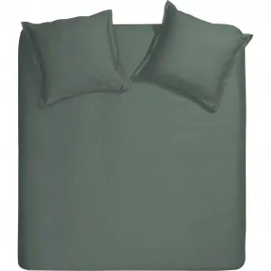 Постельное белье Золушка «Plain Sundays», со стоячим швом Cinderella, зеленый