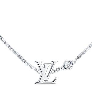 ПОДВЕСКА IDYLLE BLOSSOM LV, БЕЛОЕ ЗОЛОТО И БРИЛЛИАНТ Louis Vuitton, серебряный