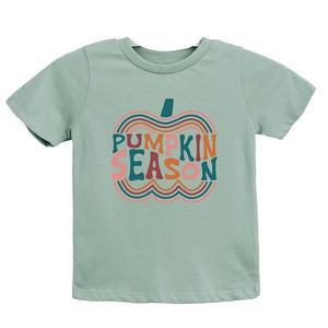 Молодежная футболка с короткими рукавами и рисунком «Сезон тыквы в стиле ретро» The Juniper Shop, цвет Seafoam