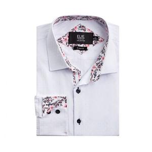 Мальчиковая рубашка slim fit в горох Elie Balleh, White