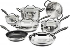 Набор посуды Cuisinart Radiant PRO, 11 предметов, серебряный