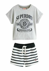 Футболка с принтом REGULAR FIT Superdry, серый