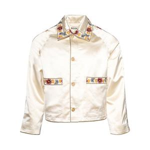 Куртка Bode Candyfloss Jacket 'Cream', кремовый