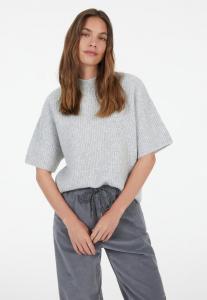Футболка Marc Aurel Basic T-shirt, Light Grey Melange/Light Grey