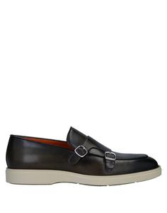 Лоферы Santoni, темно-коричневый