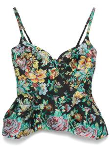 Marques'Almeida парчовый топ-корсет, черный