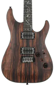 Электрогитара Schecter C-1 Exotic Ebony - натуральный сатин