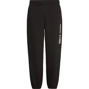 Брюки Calvin Klein Retro Graphic sweat, черный