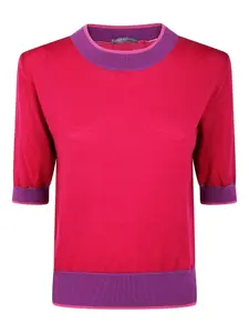 Джемпер с контрастной отделкой IN BED WITH YOU, красный