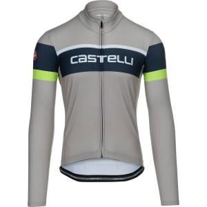 Футболка Castelli Passista Limited Edition Full Zip Castelli, Clay/Belgian Blue/Chartreuse/Chalk